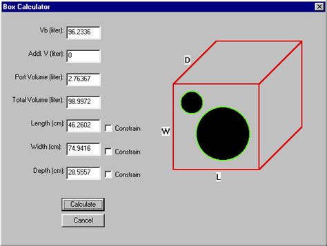 calcuating port size|How To Calculate Port Size For Subwoofers .